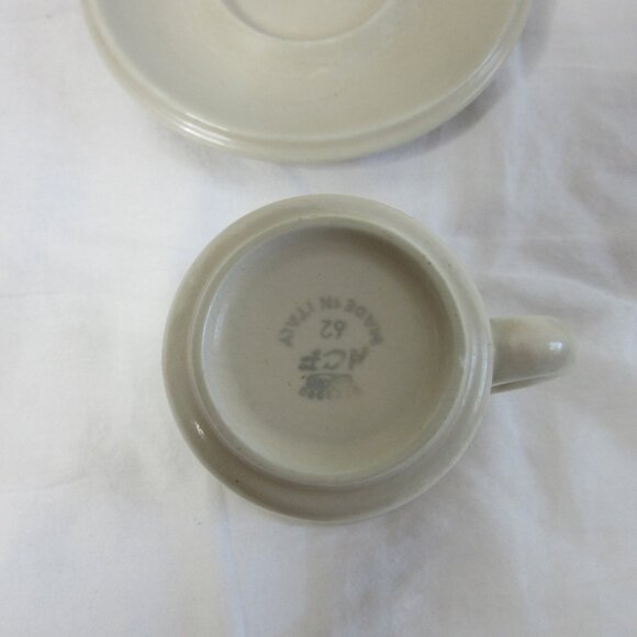 Lot of 3 Vintage ACF Espresso Demitasse Cups & Saucer Sets Made in Italy No. 62 - Picture 6 of 10